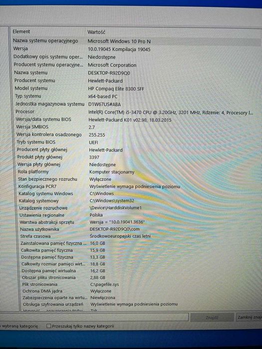 Komputer Gamingowy I5 4x3.2GHz Radeon R7 4GB 16GB RAM Dysk SSD