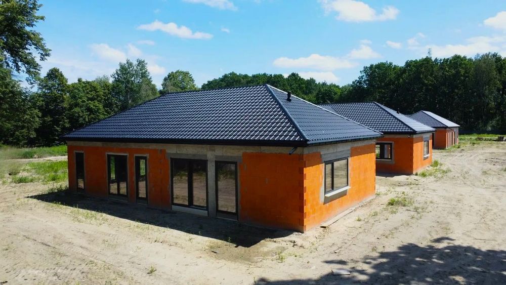Parterowy dom bliźniak  dostępne 155/165m², duża działka Konstancin
