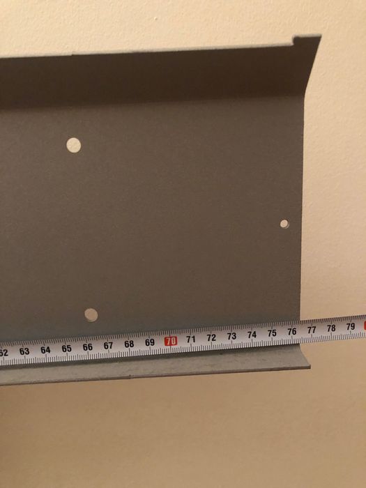 Móvel para TV em vidro transparente temperado