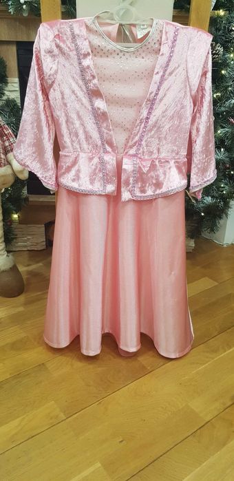 strój karnawałowy - Różowa Dama