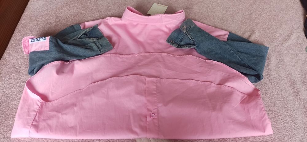 Camisa NOVA, Rosa+Ganga gira e divertida