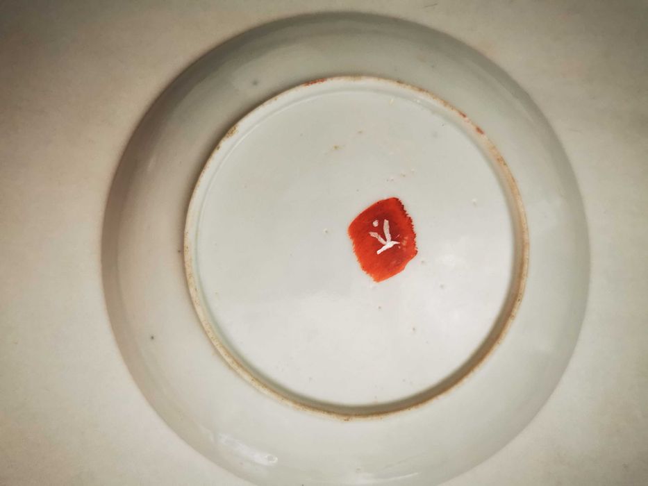 Porcelana japońska 5 talerzyków podstawki