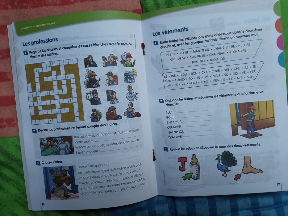 Caderno de atividades novo de francês