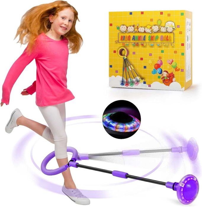 Bola de Salto de Tornozelo Infantil Chimoo - Com Luzes LED