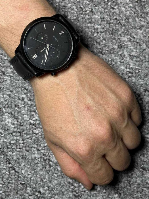 Годинник FOSSIL Neutra Chronograph Black Leather