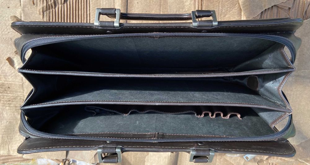 Мужская сумка портфель Valenta б/у стильная крутая оригинал Италия