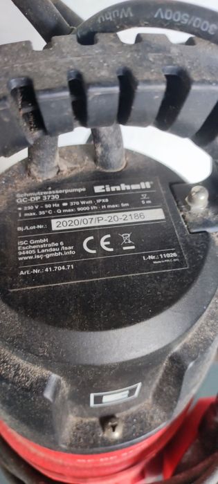 Bomba de água GC-DP 3730 Einhell