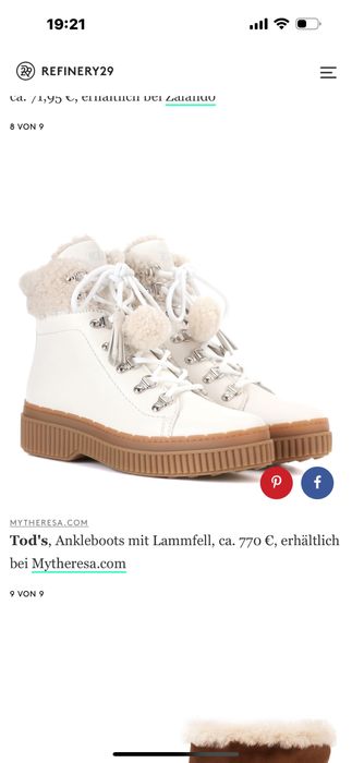 Женские ботинки Tod's оригинал