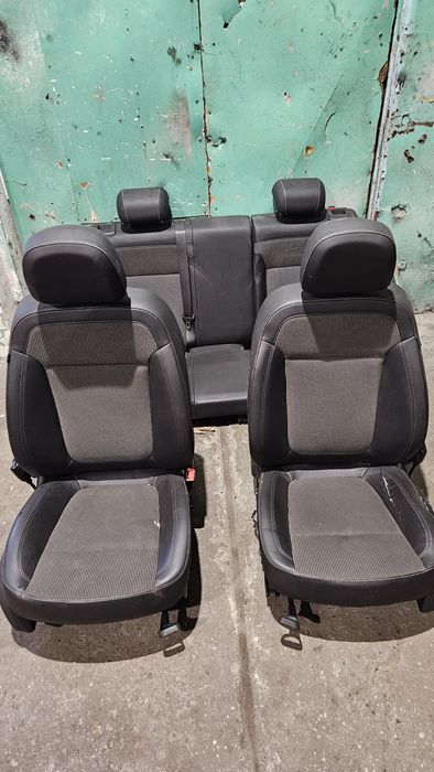 Fotele wnętrze kanapa środek półskórzany opel astra j kombi