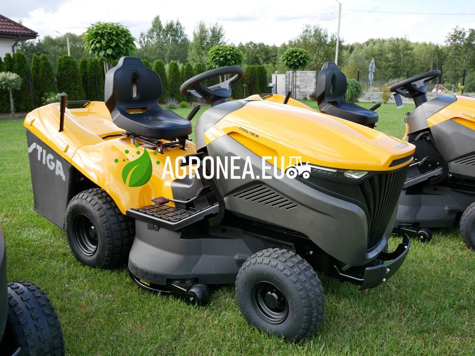STIGA 798W  gwarancja 36m dostawa 2 cylindry traktor kosiarka kosz 300