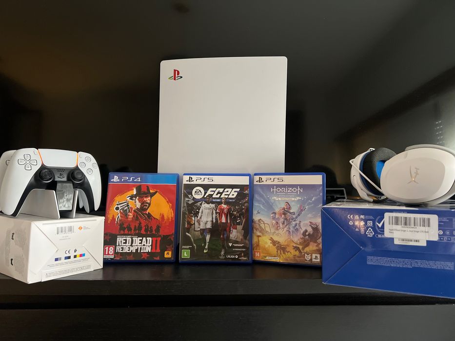 PS5 OPORTUNIDADE (equipado com vários acessórios)