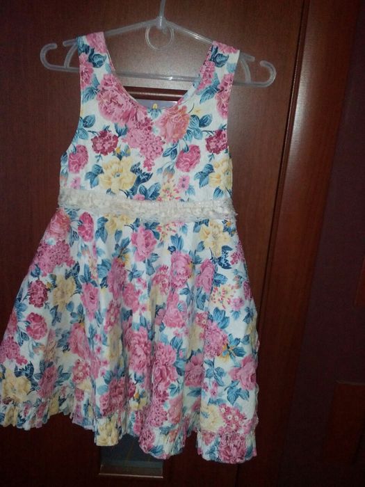 Платье с рубашкой на девочку