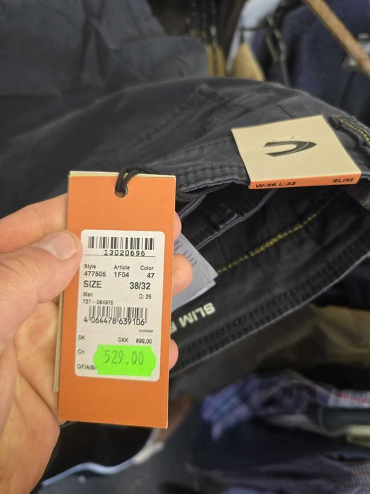 Zestaw nowej odzieży męskiej – ok. 500 szt. – rozmiar XL