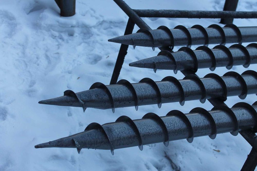 Винтовые сваи (гвинтові палі), геошурупы, фундамент, вкрутка