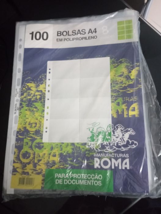 Bolsas plásticas com divisórias