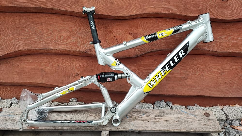Rama rowerowa full Wheeler RaceLine Comp-1 alu Retro MTB Rock Shox