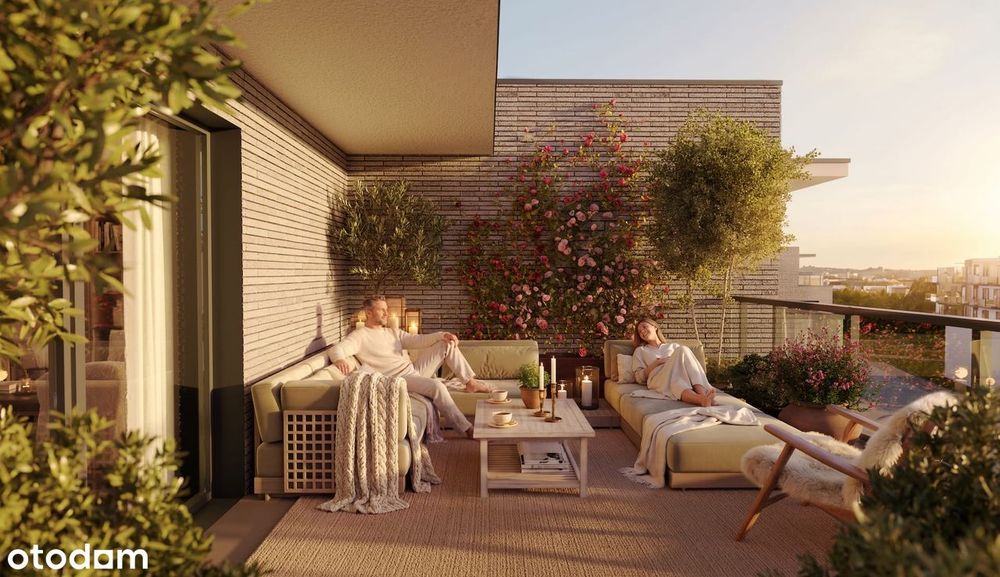 2-pokojowe mieszkanie 41m2 + balkon