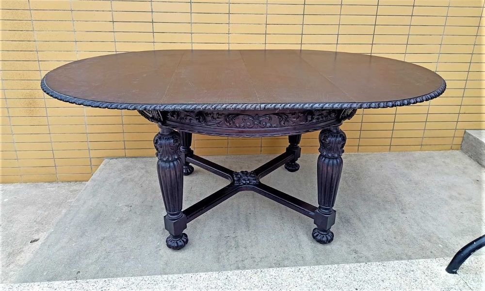 Mesa Jantar Castanho Velho