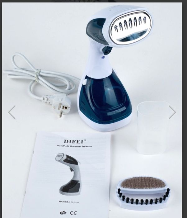 Відпарювач для одягу ручний 1100 Вт, паровий утюг Difei Handheld Garment Steamer DF-019A