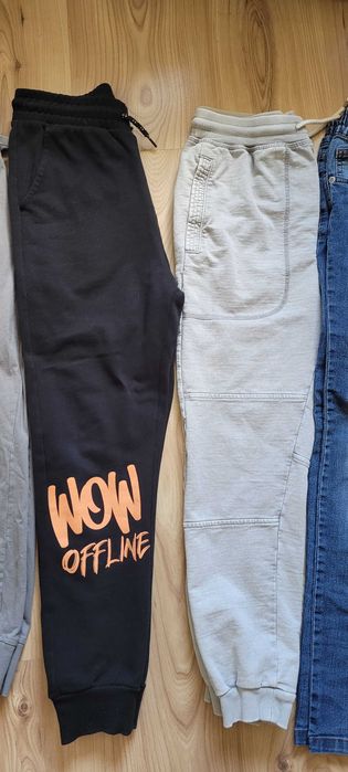 H&M reserved cool club spodnie dresowe zestaw 146cm