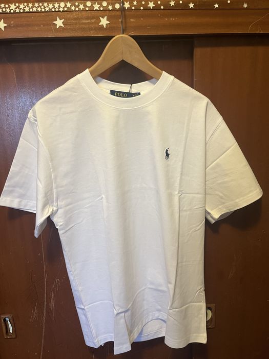 T-shirt branca ralph lauren