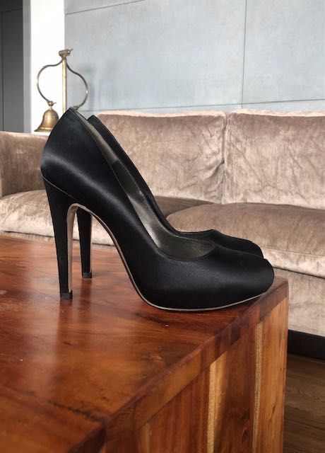 Szpilki Salvatore Ferragamo NOWE czarne rozm 37