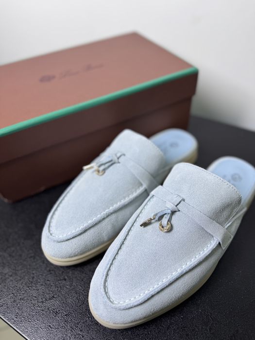 Мюлі Loro Piana блакитні 37