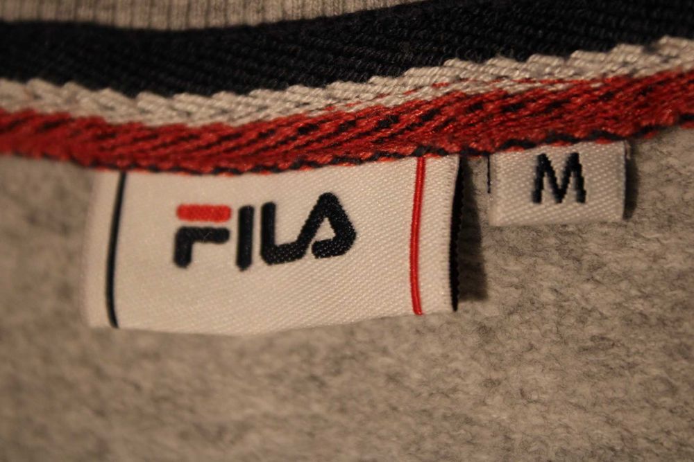 Świetna Bluza męska, FILA, roz.M, szara