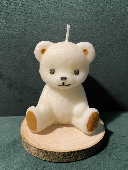 Świeca Handmade Miś Misiek Dekoracja 74g