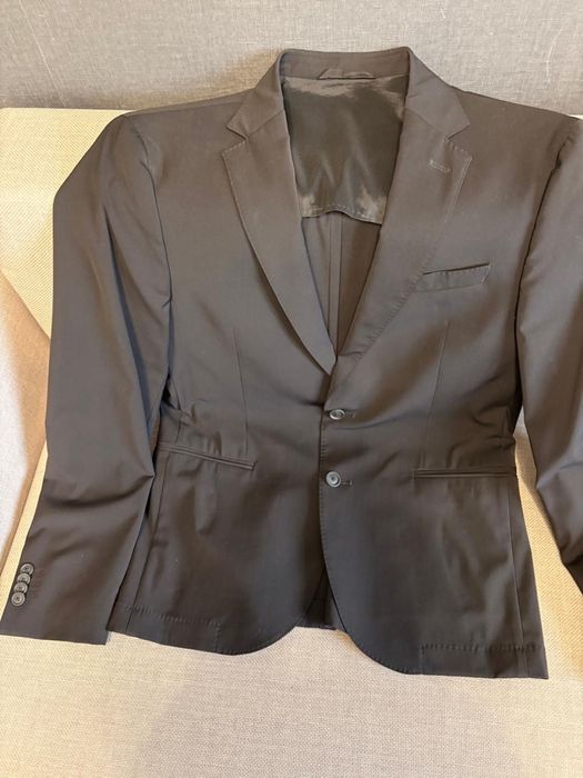 Костюм Hugo Boss Travel Stretch, оригінал, чорний, розмір 46 (S/M)