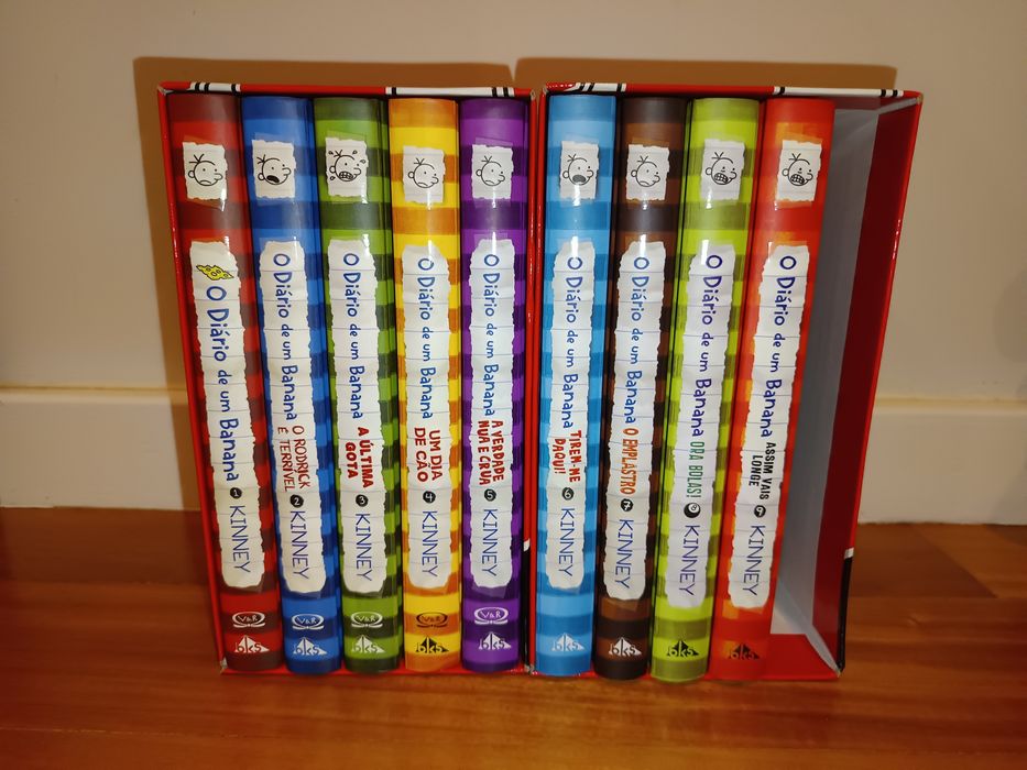 Coleção "Diário de um Banana" Livros 1-9