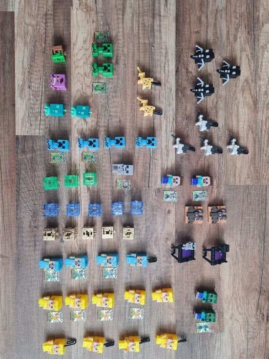 Figurki Kinder Joy Minecraft