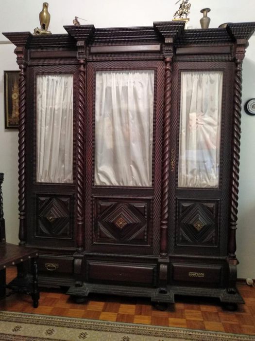 Mobilia escritorio pau preto