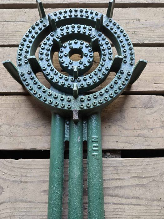 Чугунная газовая горелка/плита/таганок Wolmex 10 кВт туристическая