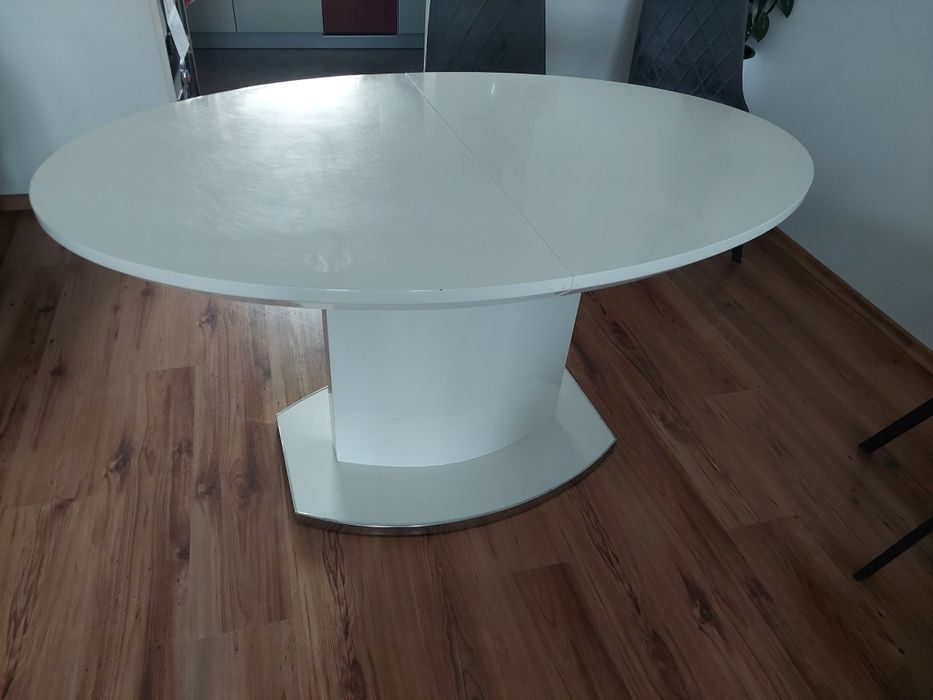 Stół owalny 140/85 lub 180/85 biały
