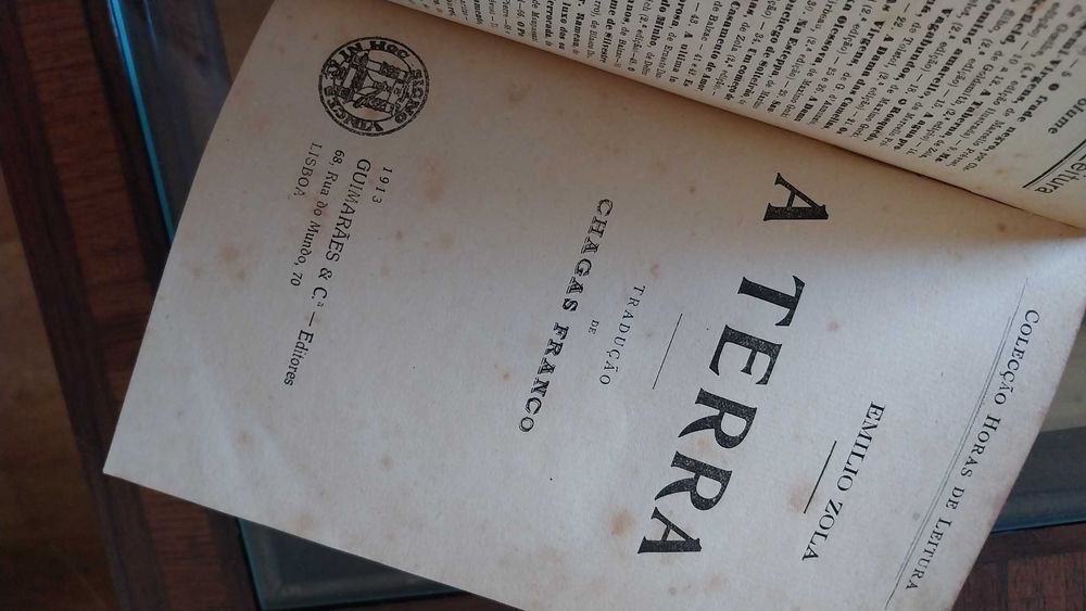 Livro A TERRA de Émile Zola (Português)