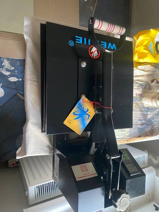 Термопресс планшетный WEI JIE 38х38 для сублимации и принтов