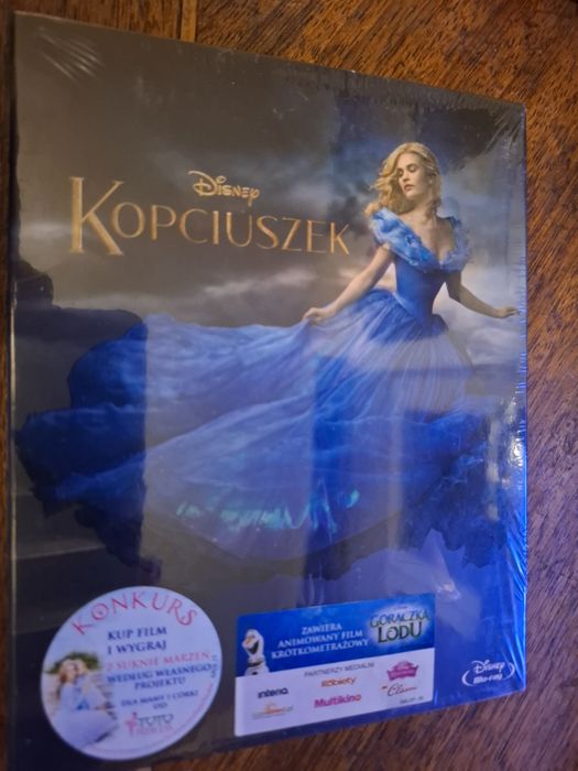 Blu-Ray Kopciuszek 2015 Disney/Dubbing PL/Folia