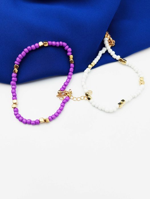 Lote de Pulseiras de Pé/Tornezeleiras