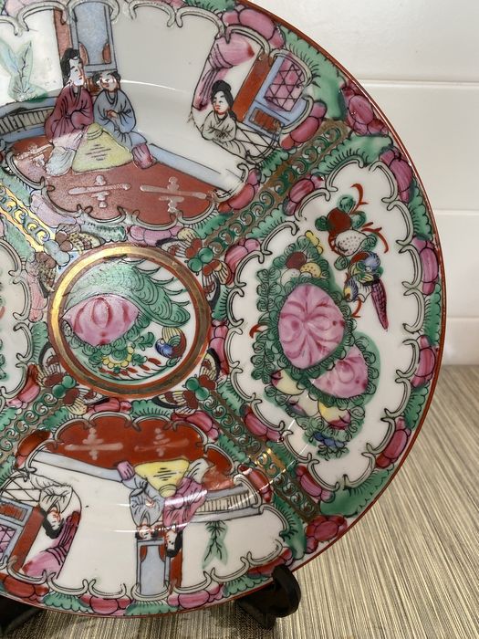 Prato de porcelanan macau