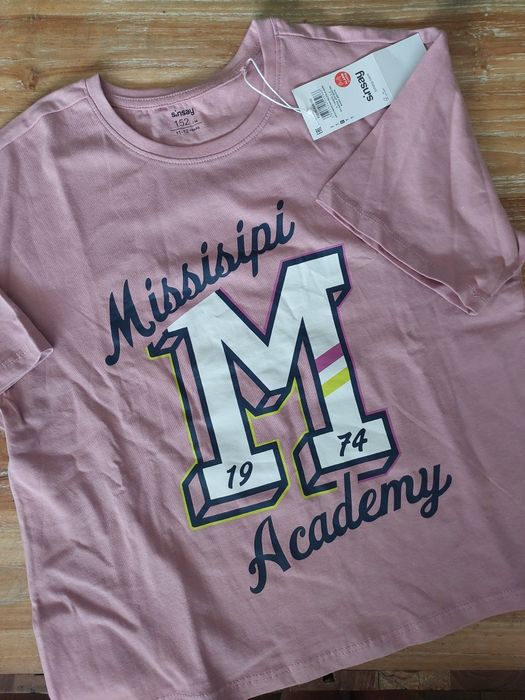 T-shirt koszulka dziewczęca r. 152 nowa Sinsay
