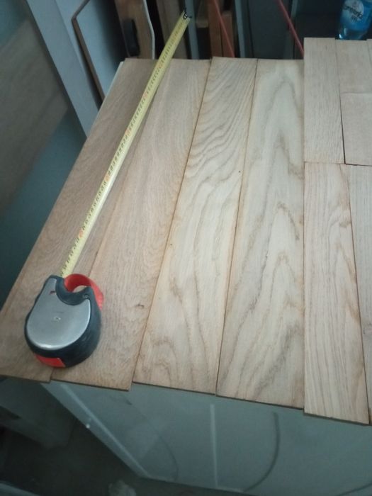 Parkiet dębowy bez sęków klasa A lamele