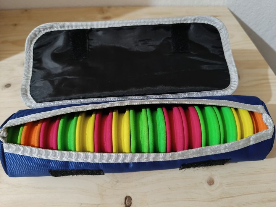 Bolsa com 15 discos eva