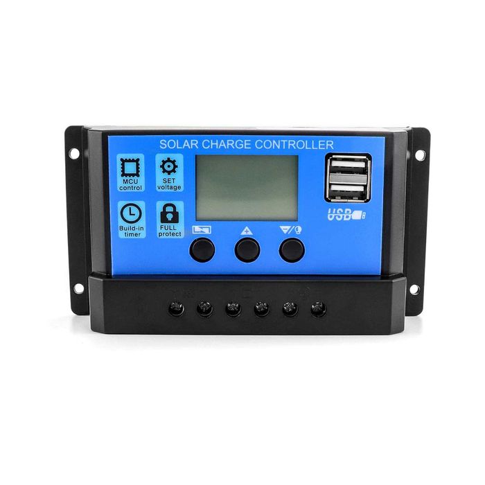Solarny Regulator ładowania 30A 12V/24V kontroler do panel słonecznych