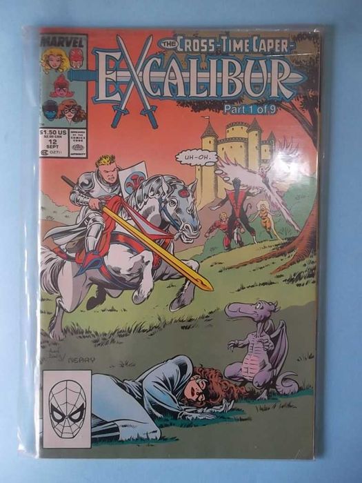 7 comics vintage Excalibur, Outsiders, Shadowman, Magnus Robot Fighter