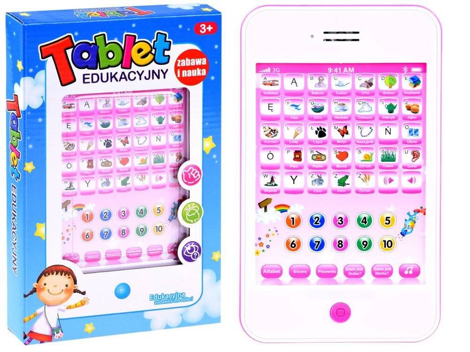 Interaktywny Tablet Edukacyjny Uczy I Bawi Za3223