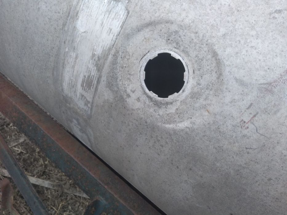 Zbiornik aluminiowy okrągły 625l