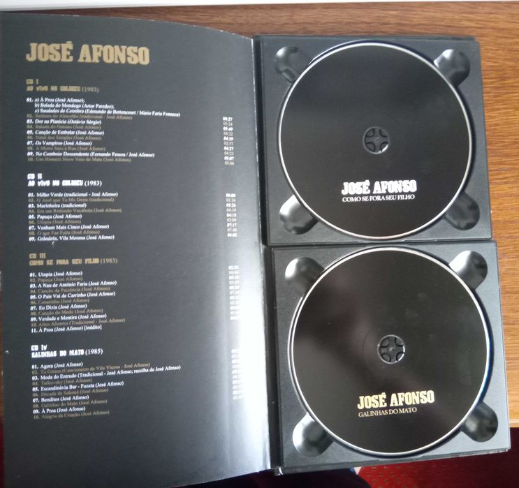 José Afonso	- - - - -		As Últimas Gravações	- - - - -	4 X CD