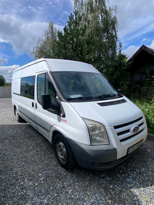 Ford Transit 2.2 Diesel brygadówka 6 osobowa 2011r hak klimatyzacja