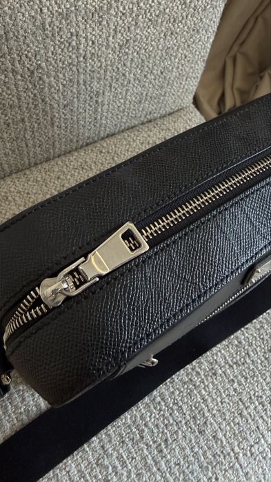 Dolce & Gabbana Milano кожаная мужская сумка Messenger Black